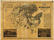 Archivo:Mapa del Estado de Hidalgo - 1869