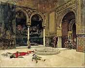 Archivo:Marià Fortuny - The Slaying of the Abencerrajes - Google Art Project