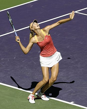 Archivo:Maria Sharapova at Sony Ericsson Open Tennis, 2012