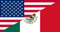 Mexican American Flag