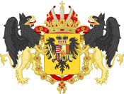 Ornamented Coat of Arms of Francis I, Holy Roman Emperor.svg