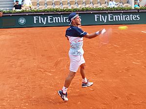Archivo:Paris-FR-75-open de tennis-2018-Roland Garros-stade Lenglen-4 juin-Diego Schwarzmann-11