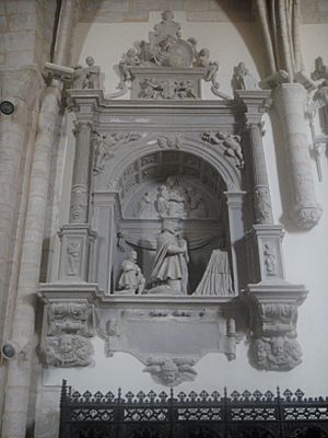 Archivo:Sepulcro de Fadrique de Acuña, quinto conde de Buendía. Iglesia de Ntra. Sra. de la Asunción de Dueñas