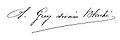 Signature d'Alice Guy