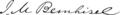 Signature of John Milton Bernhisel (1799–1881)