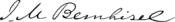 Signature of John Milton Bernhisel (1799–1881).png