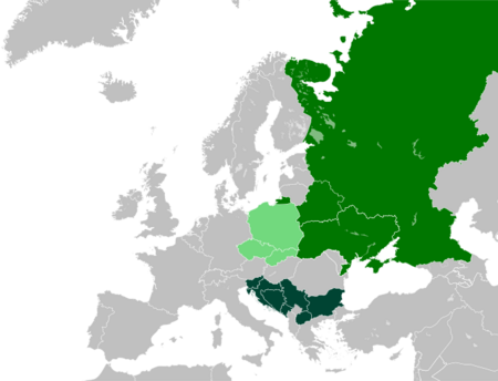 Archivo:Slavic europe (Kosovo unshaded)
