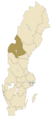 Sverigekarta-Landskap Jämtland