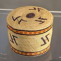 Trinket Basket, Makah people, Northwest Washington, late 19th to early 20th century, twined and plaited bear grass, sedge, cedar bark - Chazen Museum of Art - DSC01868