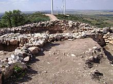 Vista del castro celtibérico en la sierra Jarameña.jpg
