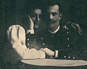 Archivo:Vittorio Emanuele III di Savoia ed Elena di Montenegro