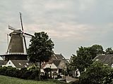 Wijk bij Duurstede, molen Rijn en Lek in straatzicht foto3 2012-05-29 12.34