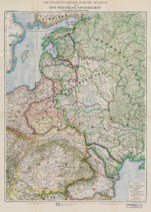 Archivo:17-Karte der neuen Staatenbildungen im Osten und des russischen Kriegsgebiets zwischen Ostsee und Schwarzem Meer (1923)