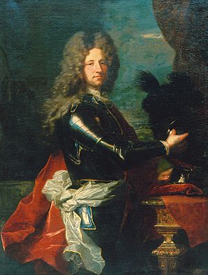 Archivo:1711 Portrait of Marc de Beauvau, "Prince of Craon" (1676-1754) by Hyacinthe Rigaud (Musée Lorrain)