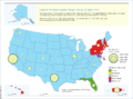 2010 US Census Largest Hispanic Origin Group by State