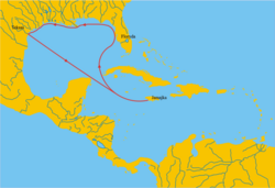 Archivo:Alonso de Pineda-mapa ekspedycji
