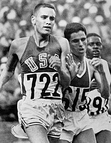 Billy Mills and Mohammed Gammoudi 1964.jpg