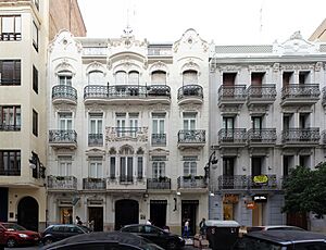 Archivo:Casa de Salvador Llop, Valencia de Manuel Peris Ferrando, calle de Jorge Juan 13, 1911