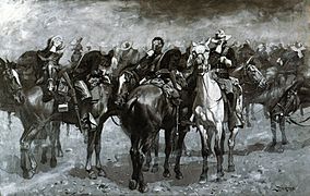 Cavalry in an Arizona Sandstorm Frederic Remington