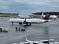 Delta Air Lines N554NW at Anchorage, Aug 2016