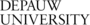 Depauw univ textlogo.png