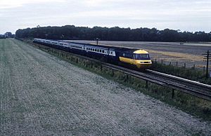 Archivo:Diverted express seen from the B1368 bridge - geograph.org.uk - 1659355
