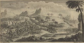 Archivo:El ataque de Santiago de los Caballeros por los franceses en 1690