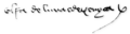 Elfa de Luna y Xérica (firma)