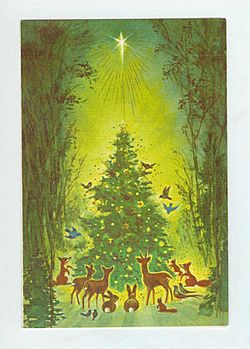 Archivo:Greeting Card Christmas Rust Craft circa 1950