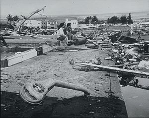 Archivo:Hilo after Tsunami 1960