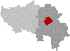 Jalhay Liège Belgium Map.svg