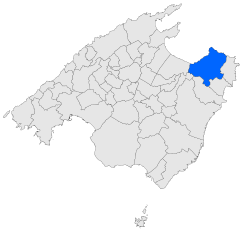 Extensión del municipio en la isla