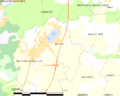 Map commune FR insee code 62603