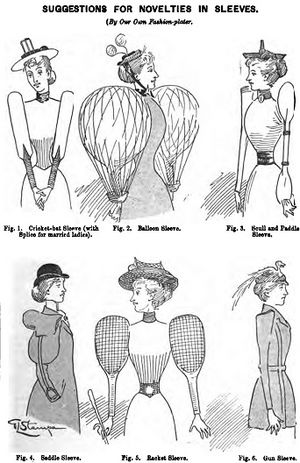 Archivo:Novelty in sleeves (Punch magazine cartoon 1895)