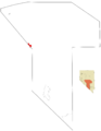 Nye County Nevada Incorporated and Unincorporated areas Tonopah Highlighted