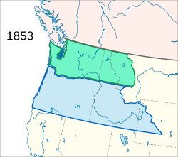 Oregon & Washington Territories 1853.svg