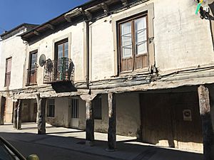 Archivo:Pórticos en calle Mayor de Traspinedo - provincia de Valladolid - España 3
