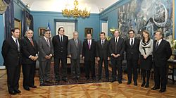 Archivo:Piñera y reunión almuerzo con directiva de la UDI