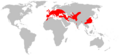 Pipistrellus pipistrellus range Map