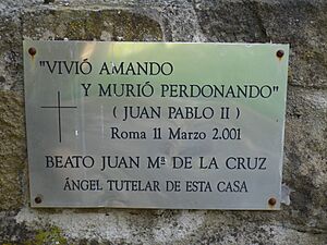 Archivo:Placa de Juan Mª de la Cruz