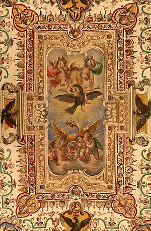 Archivo:Plafond Sale Sistine - Salle des Archives pontificales (2)