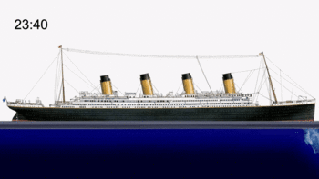 Archivo:Titanic sinking gif