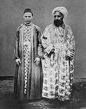 Archivo:Un comerciante de Meccan (derecha) y su esclavo circasiano
