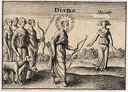 Archivo:Wenceslas Hollar - The Greek gods. Diana
