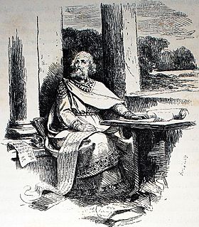 Archivo:Wulfila translating the Bible, illustration 1879 - Wulfila übersetzt die Bibel, Illustration von 1879