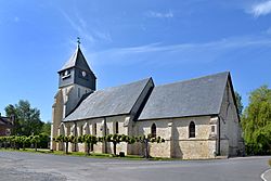 Église de l'Assomption de Notre-Dame de Bonneville-la-Louvet. Vue sud-est.jpg