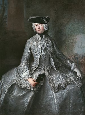 Archivo:Antoine Pesne hofdame ; Prinzessin Amalia von Preussen als Amazone