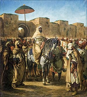 Archivo:Augustins - Le Sultan du Maroc - Eugène Delacroix