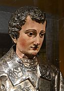 Bust de sant Llorenç (detall), Domingo Estrada, museu Diocesà d'Osca