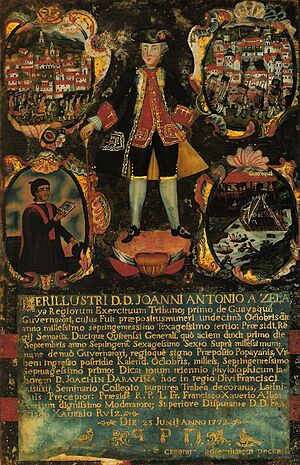 Archivo:Cédula Juan Antonio Zelaya, 1772